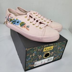Keds x Rifle Paper Co pink sneakers